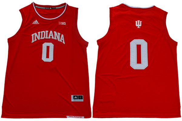 Men Indiana Hoosiers #0 Romeo Langford Red Adidas NBA NCAA Jerseys